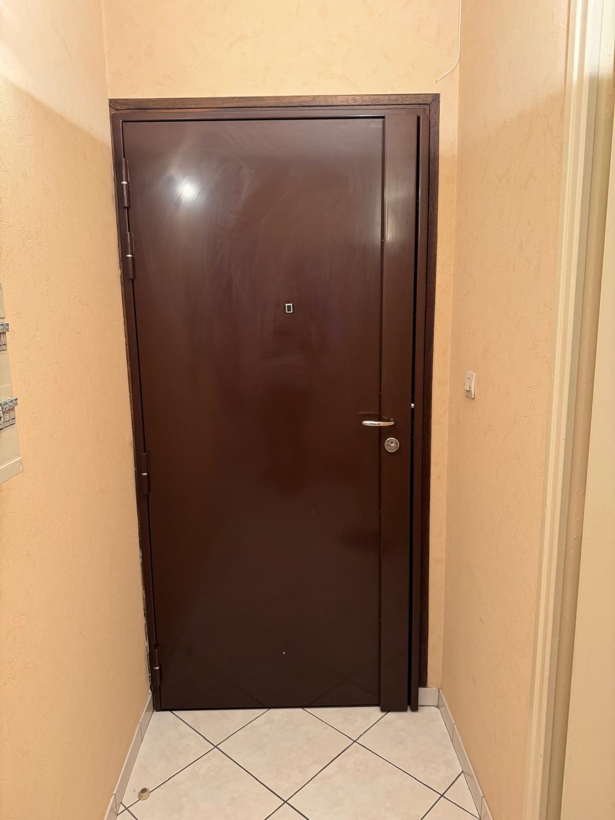 Après blindage porte